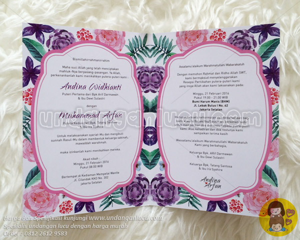 UNDANGAN SOFTCOVER MENGGUNAKAN AMPLOP / TALI