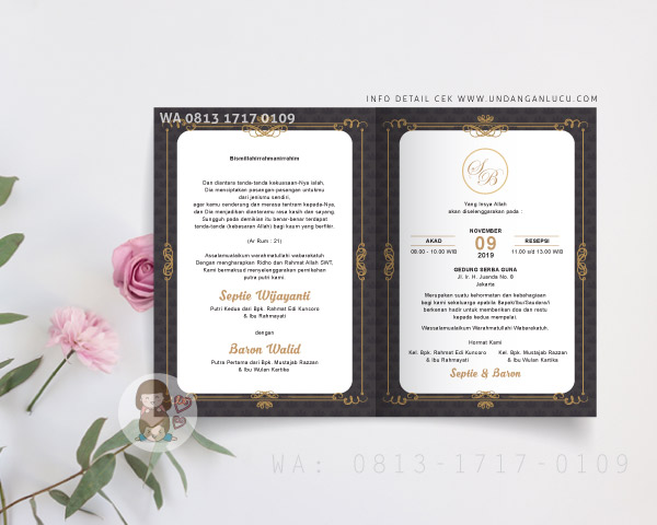 UNDANGAN SOFTCOVER KLASIK / RUSTIK