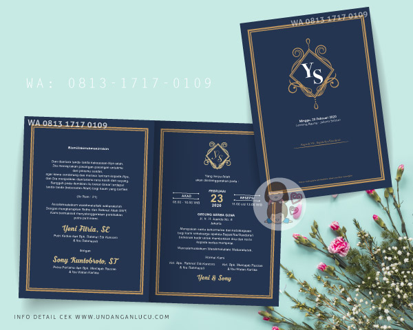 UNDANGAN SOFTCOVER KLASIK / RUSTIK