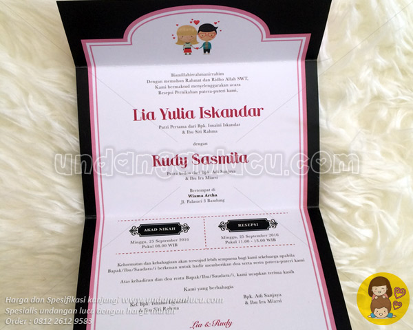 UNDANGAN SOFTCOVER MENGGUNAKAN AMPLOP / TALI