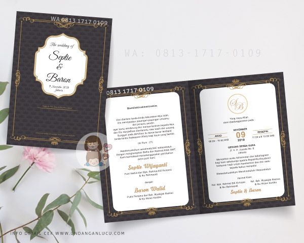 UNDANGAN SOFTCOVER KLASIK / RUSTIK