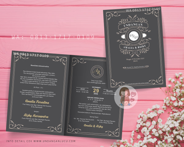 UNDANGAN SOFTCOVER KLASIK / RUSTIK