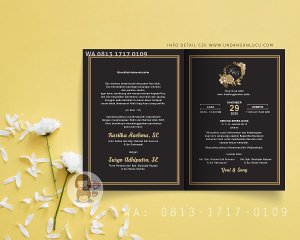 UNDANGAN SOFTCOVER KLASIK / RUSTIK