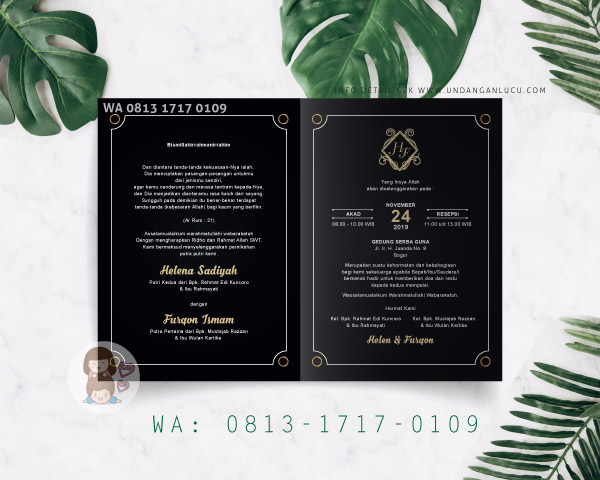 UNDANGAN SOFTCOVER KLASIK / RUSTIK