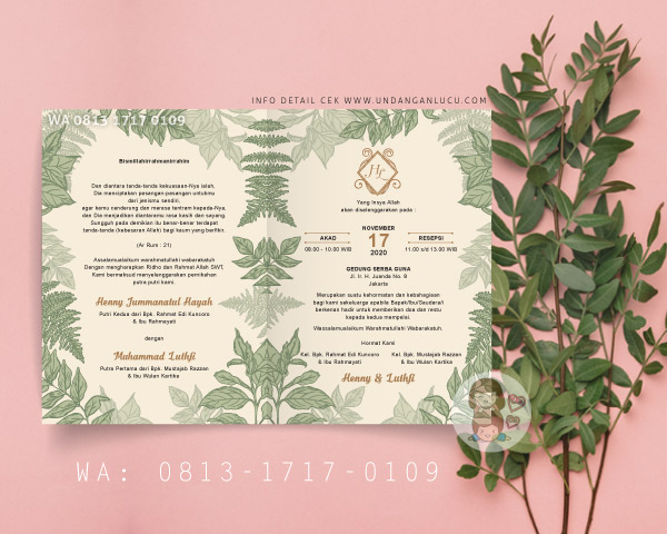 UNDANGAN SOFTCOVER KLASIK / RUSTIK