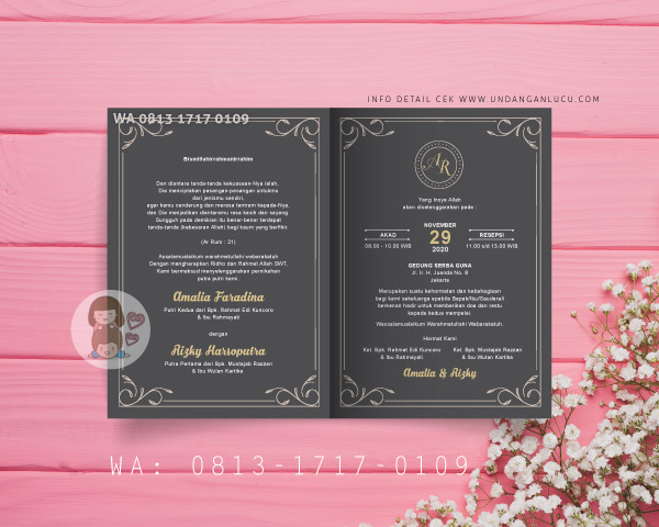 UNDANGAN SOFTCOVER KLASIK / RUSTIK